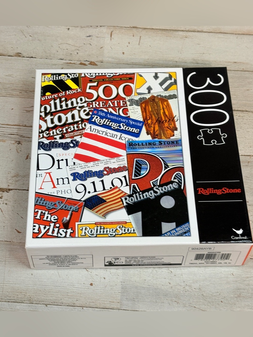 Rolling Stone Magazine Covers Cardinal Games 300pc 18 x 24 Jigsaw Puzzle